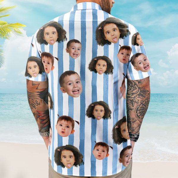 Custom-Funny-Face-Retro-Striped-Pattern-Trendy-Summer-For-Family-Matching-Personalized-Photo-Hawaiian-Shirt_5.jpg